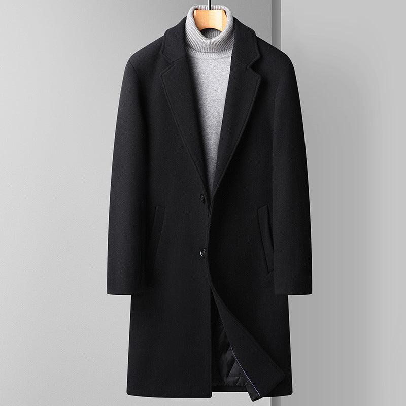 Woolen Manteau Men's Business Coréen Version