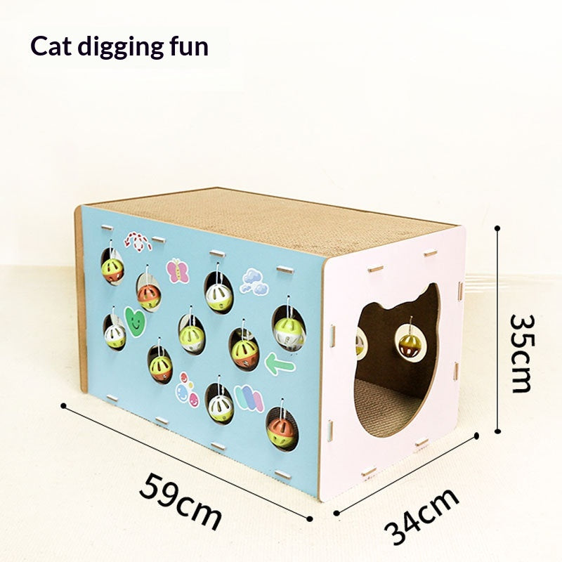 Jouet de digging de chat & Planche de scratcher