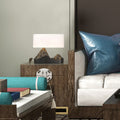 Lampe de bureau moderne en résine Lampe de table de chambre Rockery