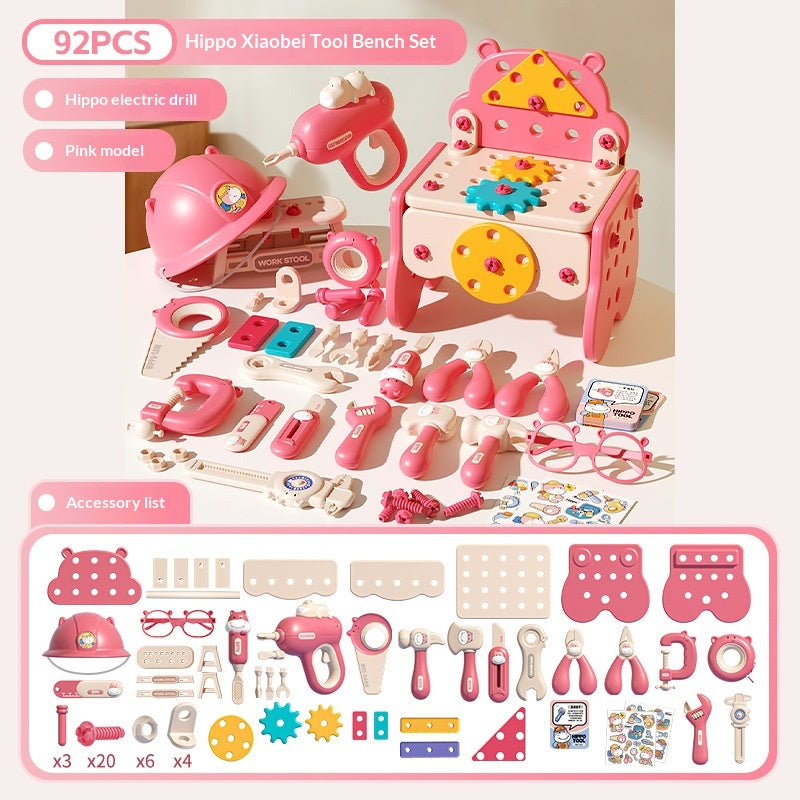 Jeu de jouets Hippopotamus Baby Toolbox