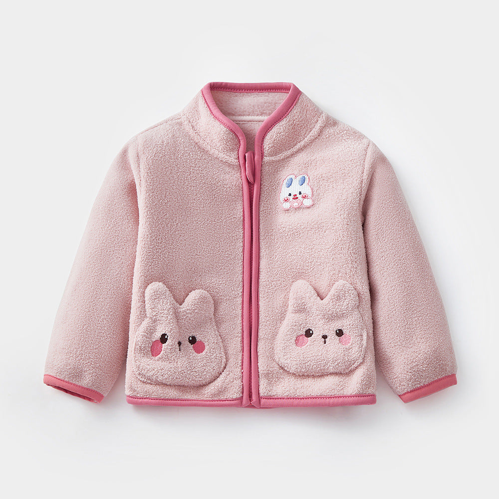 L'automne et l'hiver Le bébé polaire mignon lapin manteau