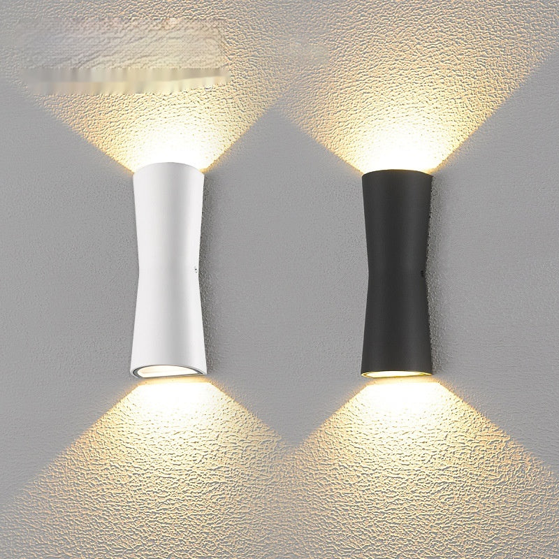 Outdoor courtyard path and balcony wall lights