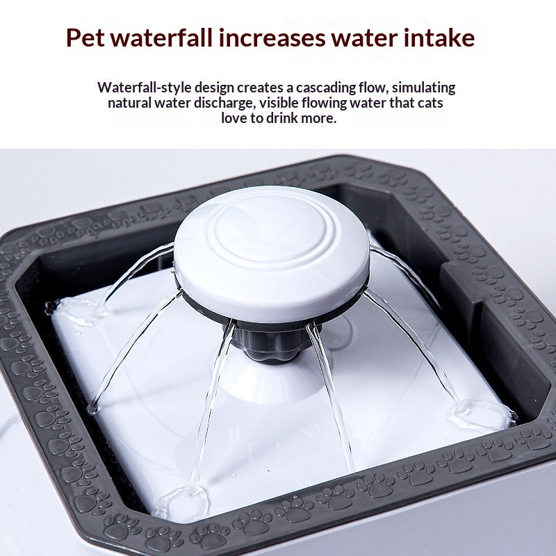 Fontaine d'eau détachable et lavable pour animaux de compagnie