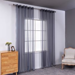Coton moderne et simple de couleur pure Et écran de fenêtre de lin