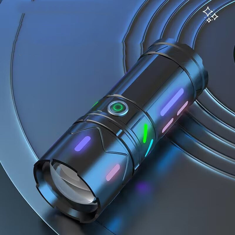 Lampe de poche fluorescente forte lumière rechargeable à distance LED