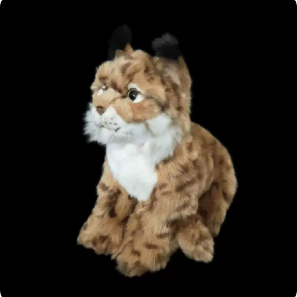 Jouet Lynx Poupée Réaliste Animal Sauvage Rag Poupée