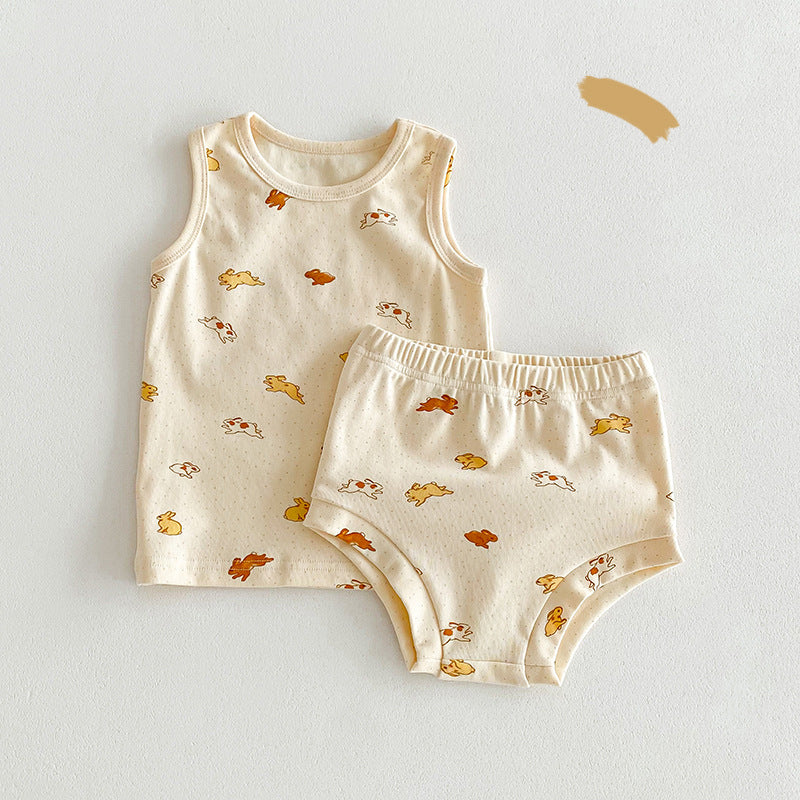 Ensemble de pyjama pour bébé et enfants de style été
