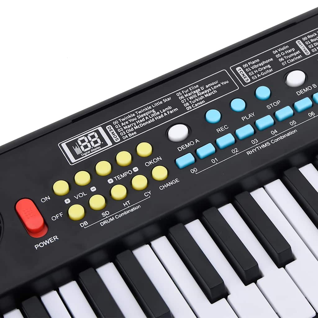 37 Key Piano électrique clavier avec microphone