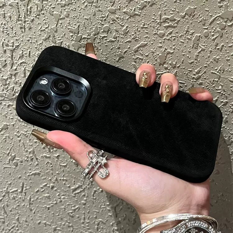 Boîtier de téléphone en cuir magnétique résistant à la chute
