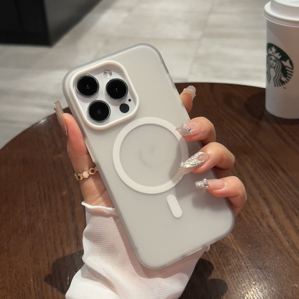 Skin Feeling Frosted Phone Case Tout inclus résistant à la chute