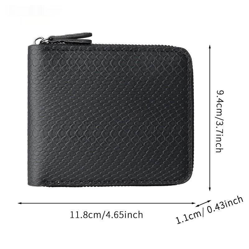 Minimaliste Bi-fold Wallet Hommes Court Wallet