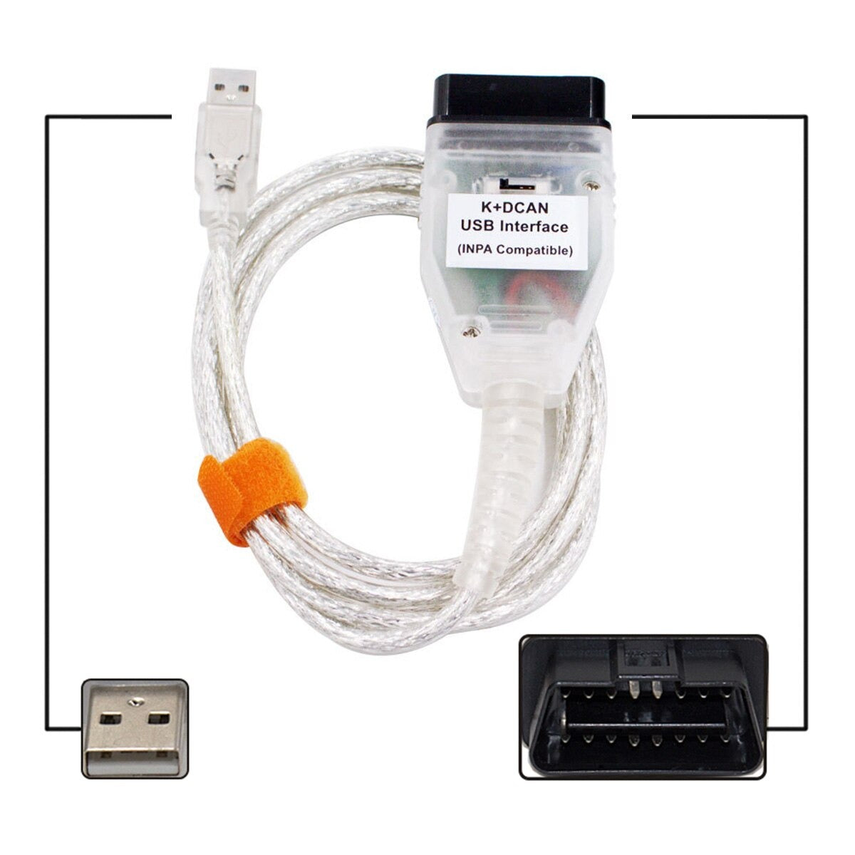 INPA pour BMW K CAN FT232RL Ligne de diagnostic de programmation