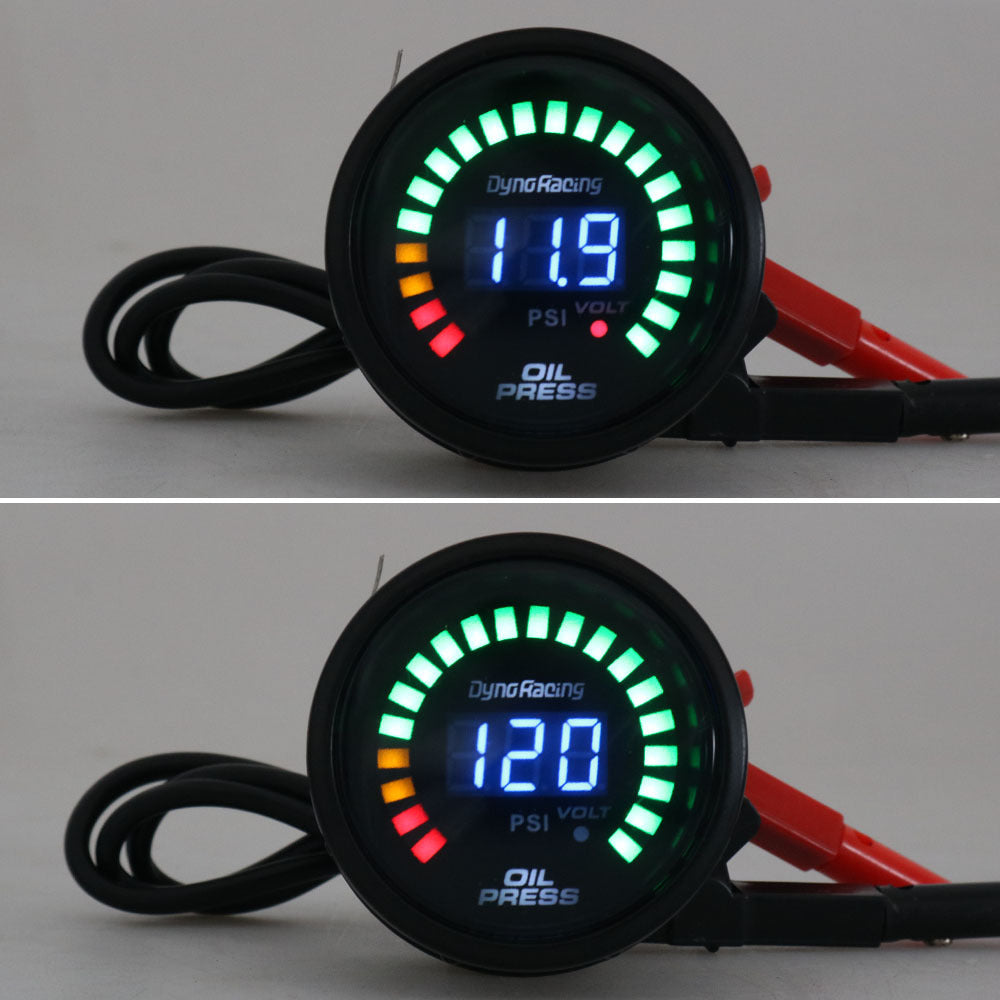 Gauge de pression d'huile avec capteur