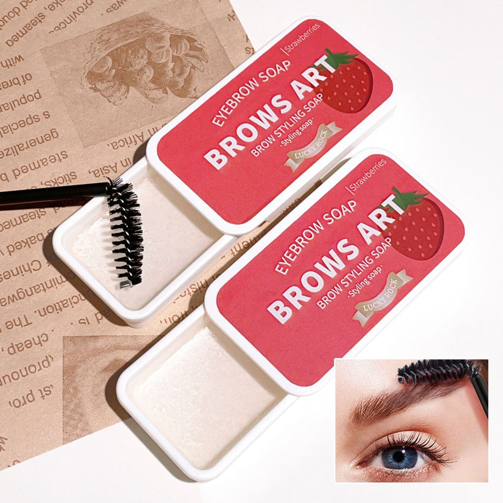 Iron Box Portable Crème de collage des cheveux de sourcils légers tridimensionnels