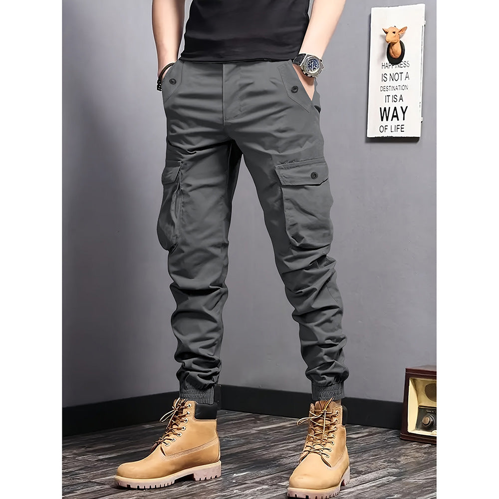 Pantalon de travail occasionnel pour hommes Pantalon long