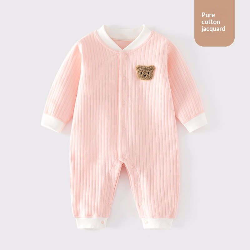 Vêtements pour bébés Classe A Pure coton sans couture Onesie Baby Pajamas Sous-vêtements d'hiver Crawling