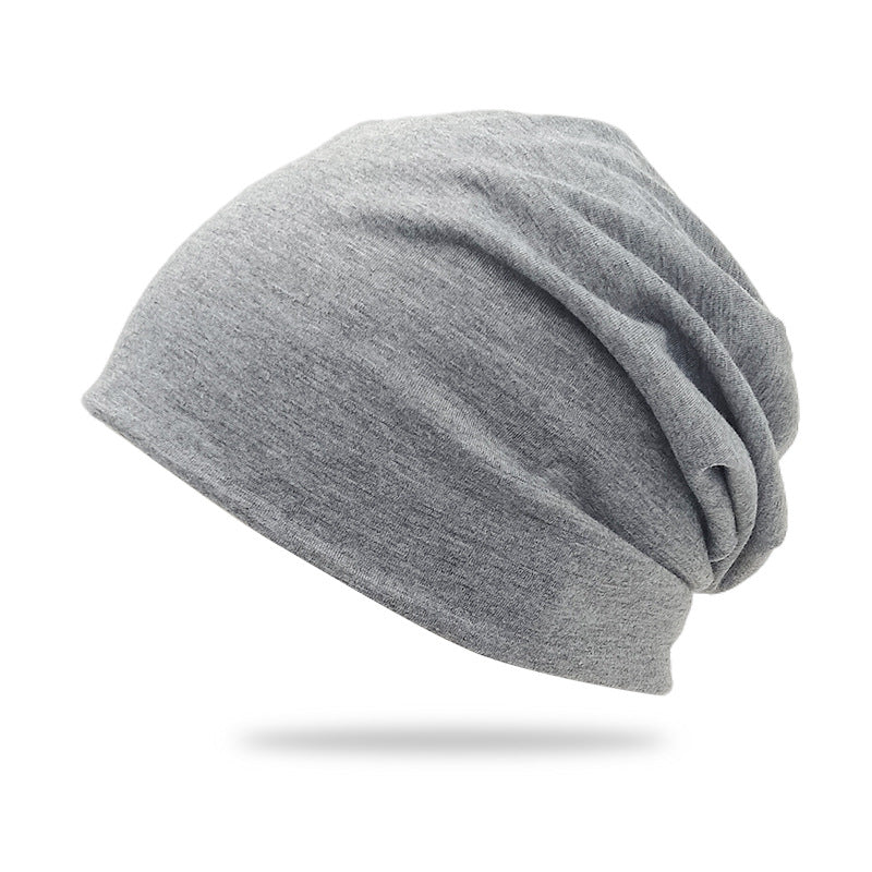 Bonnet de pull double couche de couleur solide style mince