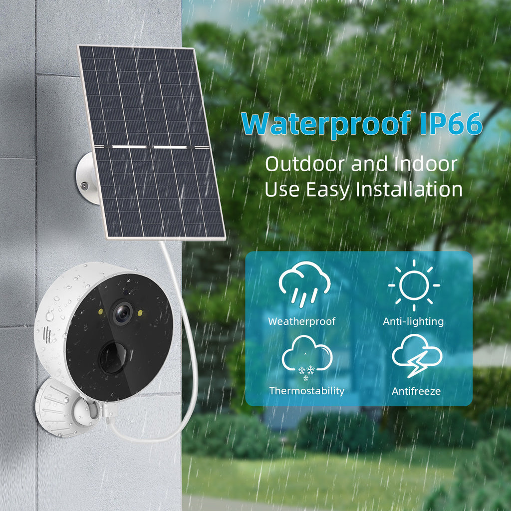 Low-Power Solar Cell Surveillance Camera