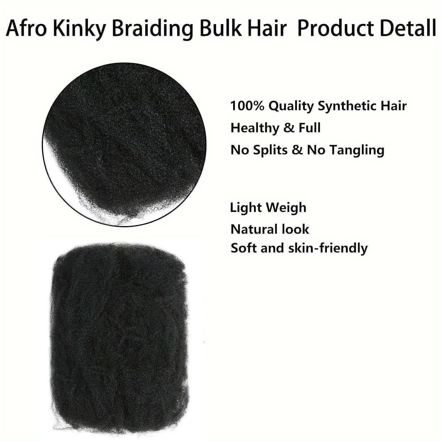 Extensions capillaires volumisantes en fibre synthétique et accessoires