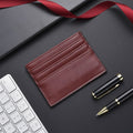 Porte-cartes en cuir ultra mince