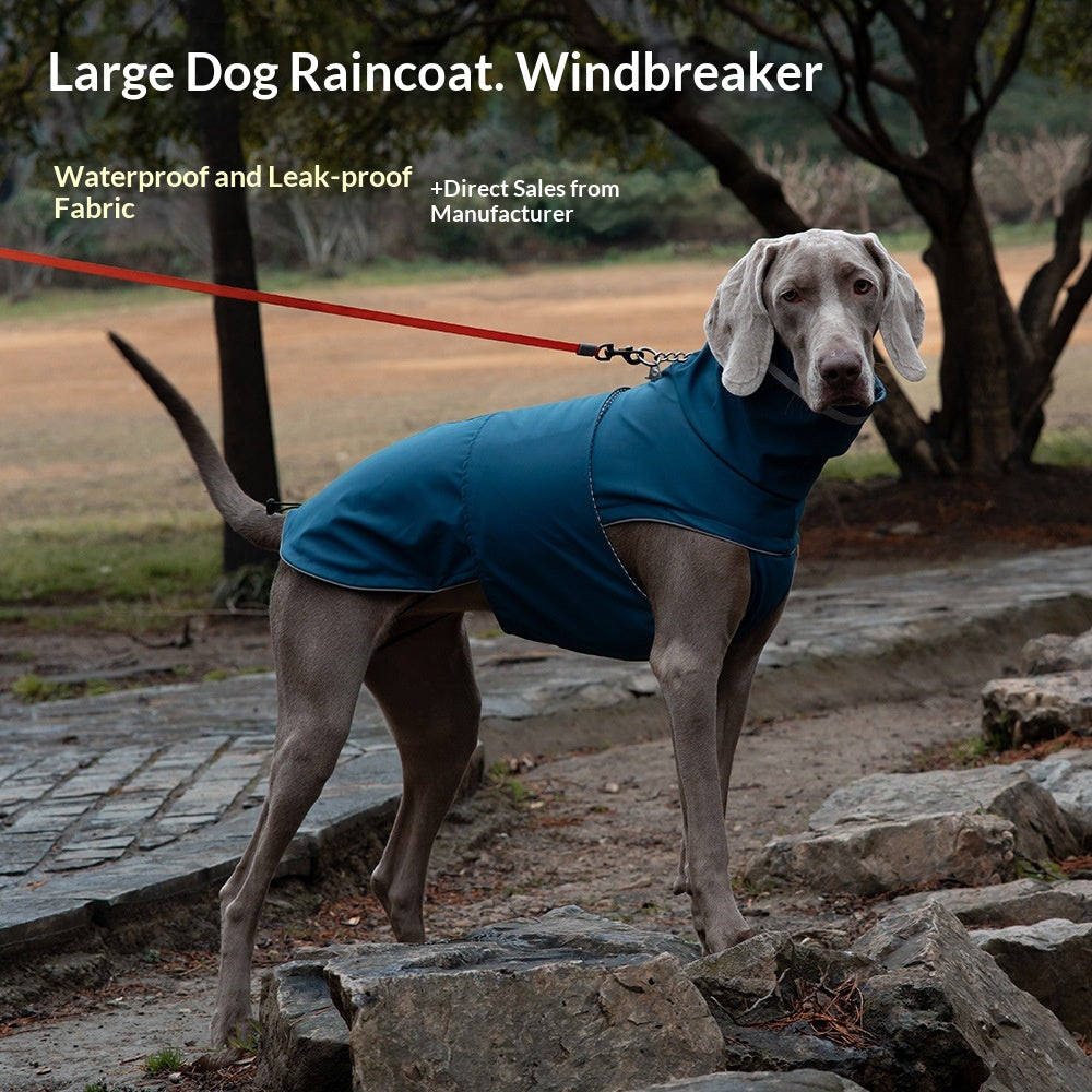 Veste de puffer pour animaux imperméable et imperméable à la poussière imperméable à l'eau pour chiens