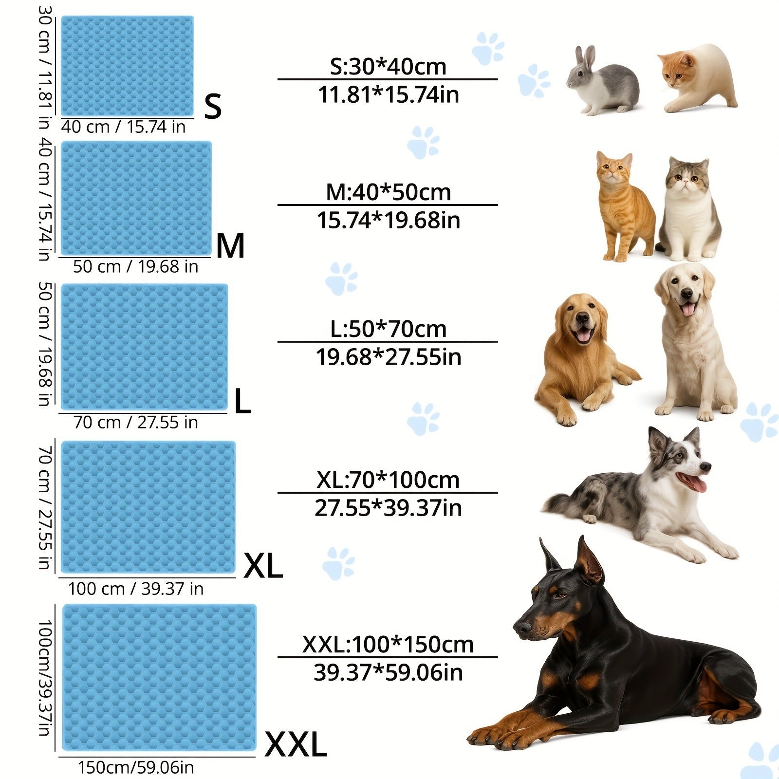 Tapis antidérapant pour animaux de compagnie