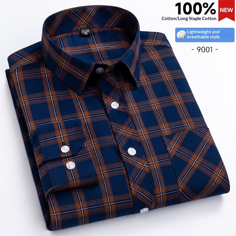 Hommes Plaid Shirt Fashionable Casual Shirt