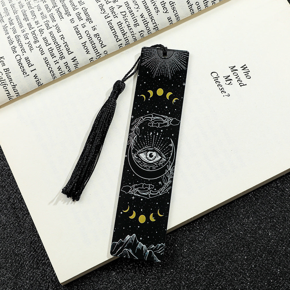 Creative Skull Pattern Acrylic Tassel Reading Décoration Signet