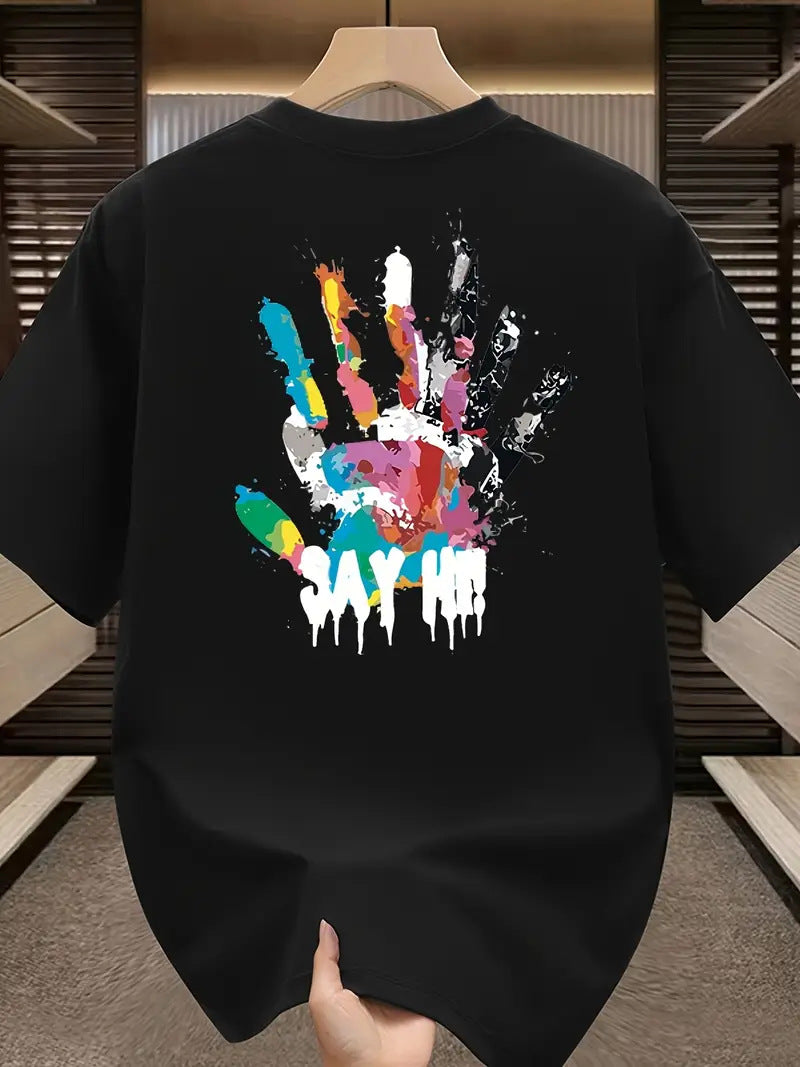 T-shirt homme d'été imprimé en 3D