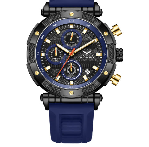 Fashion Multi-fonctionnel Quartz Tape Watch Imperméable