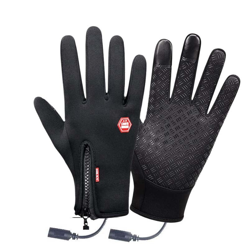 Charger Cyclisme Touch écran coupe-vent Warm Usb Gants de chauffage