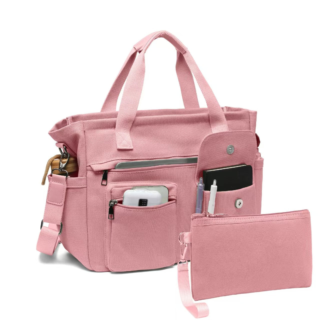 Grande capacité Casual Toile épaule et sac de corps pour les femmes