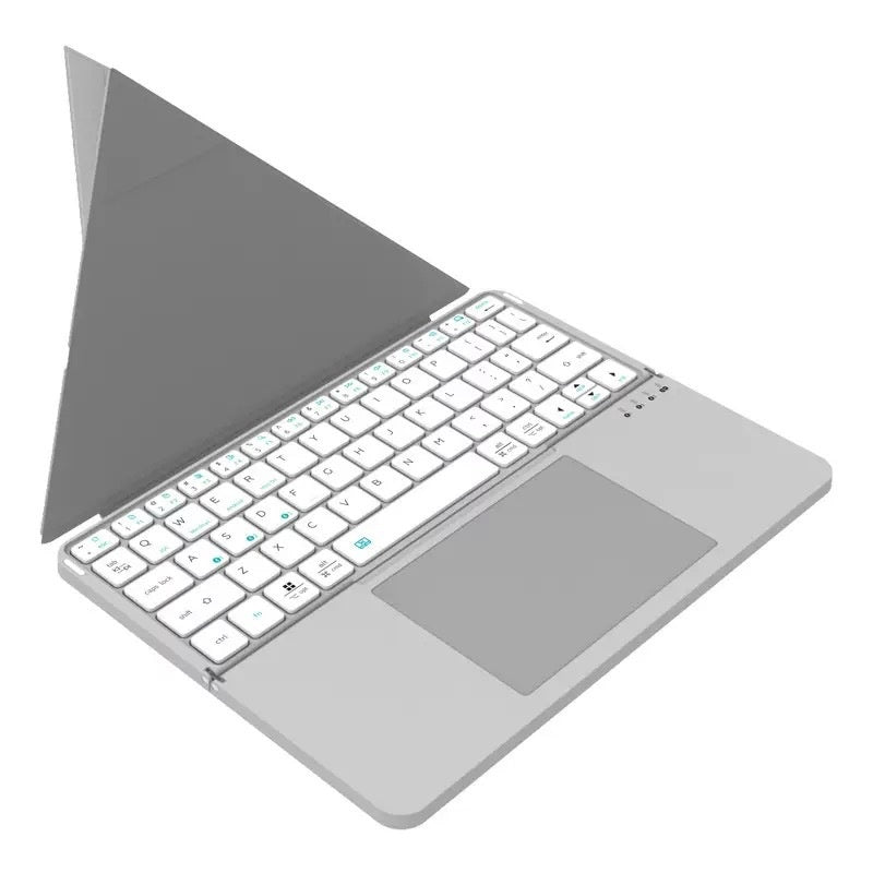 Release the Leather Touchpad Foldable Bluetooth Keyboard