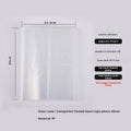 Livre de billets de train modèle transparent de ceinture de 3 pouces 4 boucles-simple-face carte sac-8