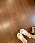 Femmes Été Wedge plate-forme Épaisseur semelle Pantoufles en cuir souple Wedge Casual Sandales Diapositive Fo