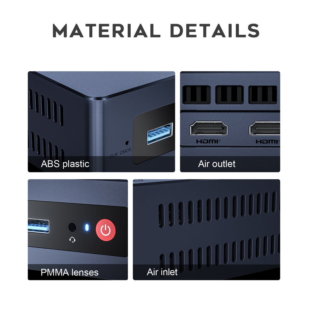 Beelink MINI S N5095 MINI-host 4K Bureau Jeu Théâtre Portable MiniPC Ordinateur de bureau