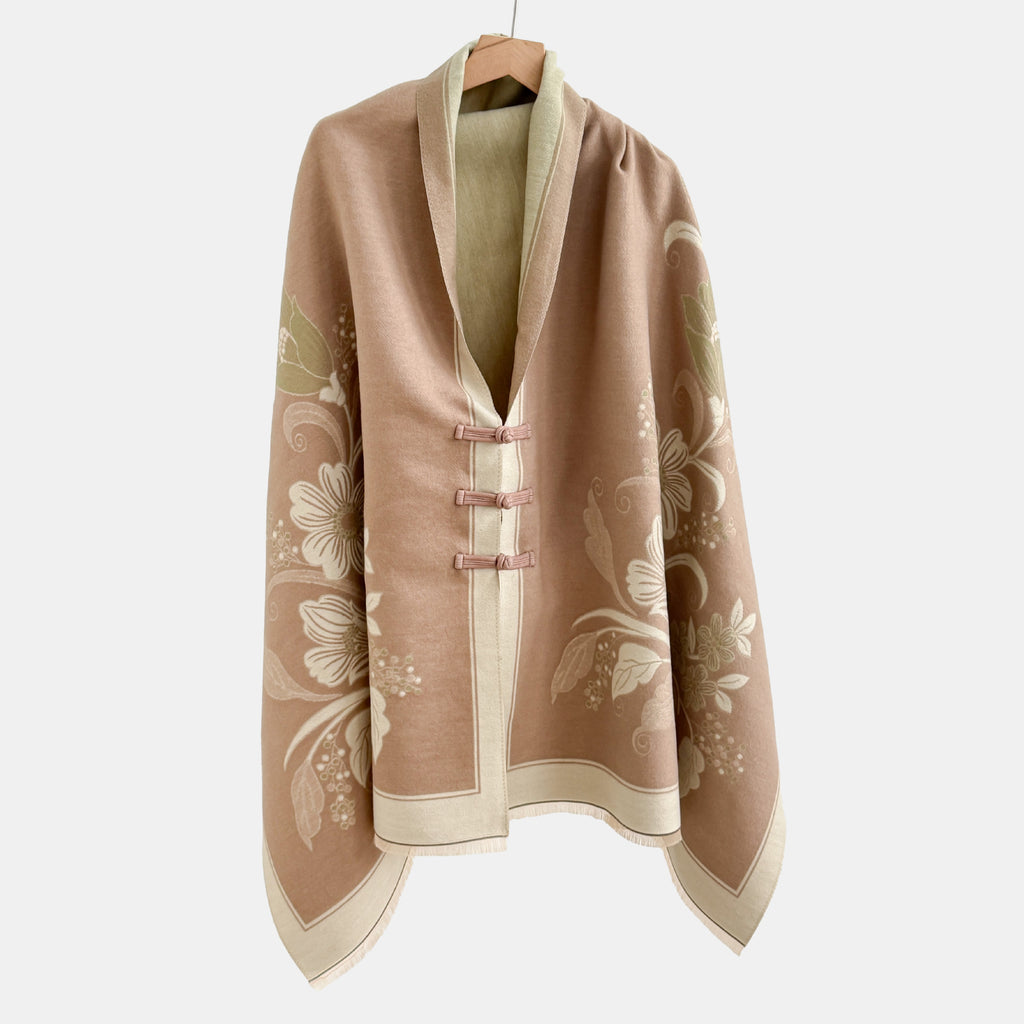 Vêtements de dessus de noeud vintage Jacquard Châl