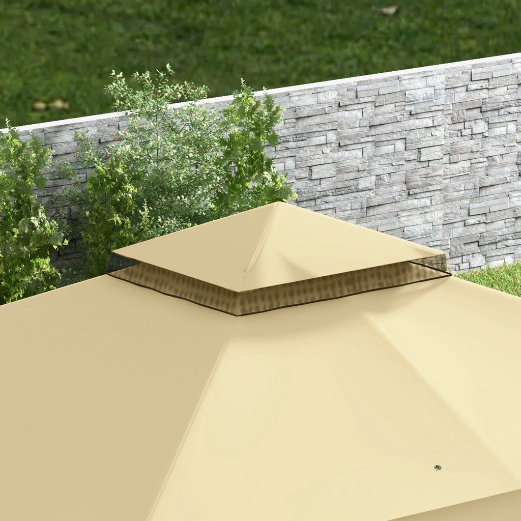 10 x 12 Canopée double toit Patio Gazebo