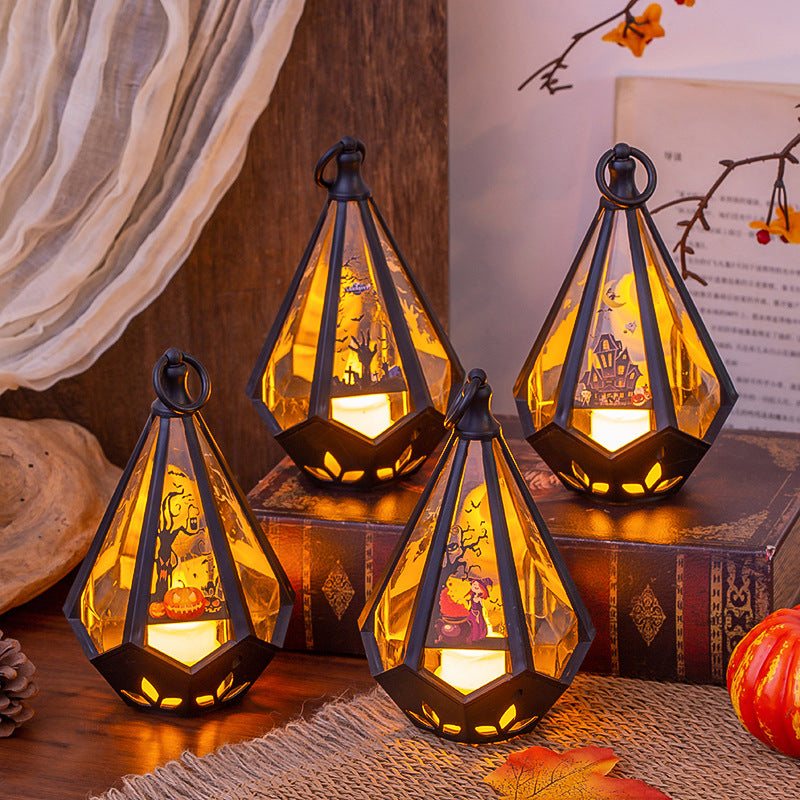 Décorations d'Halloween Kidsren Satchel Pumpkin Lantern Party Atmosphère Props Bureau Orne