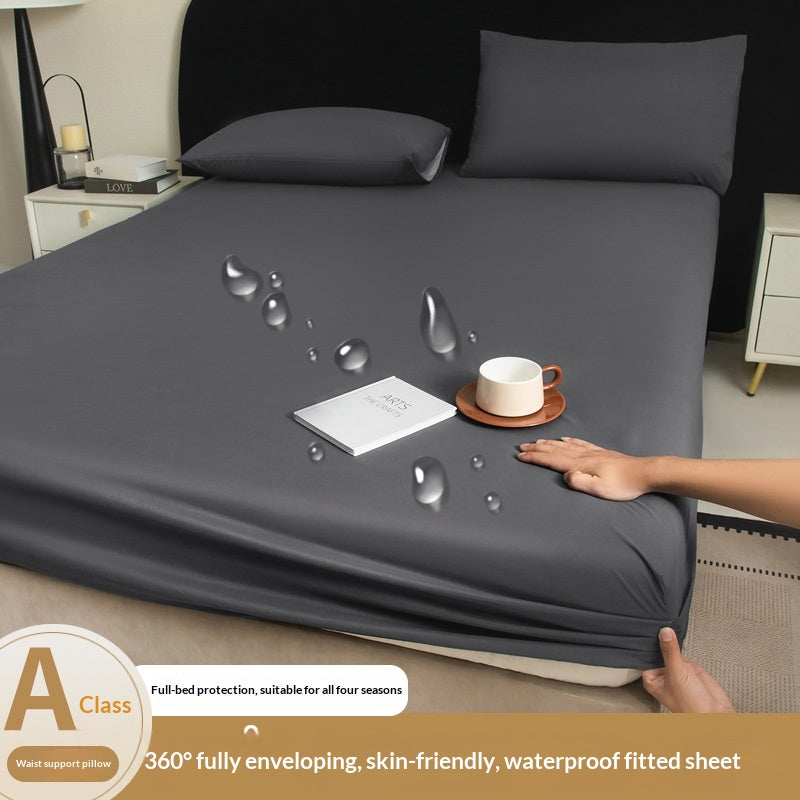 Brushed Imperméable Fitted Sheet Couverture de protection adaptée à la peau