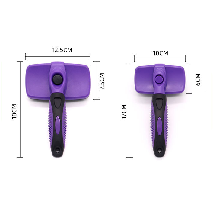 Brosse auto-nettoyante pour chien pour la couverture