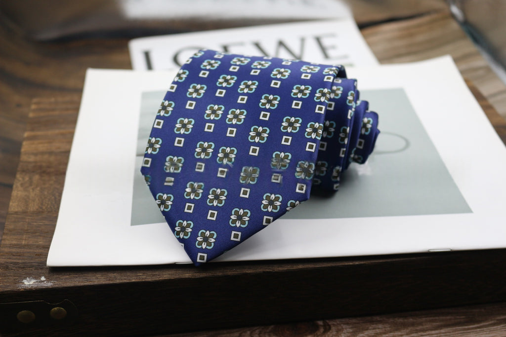 9cm Tie formelle d'affaires large largeur