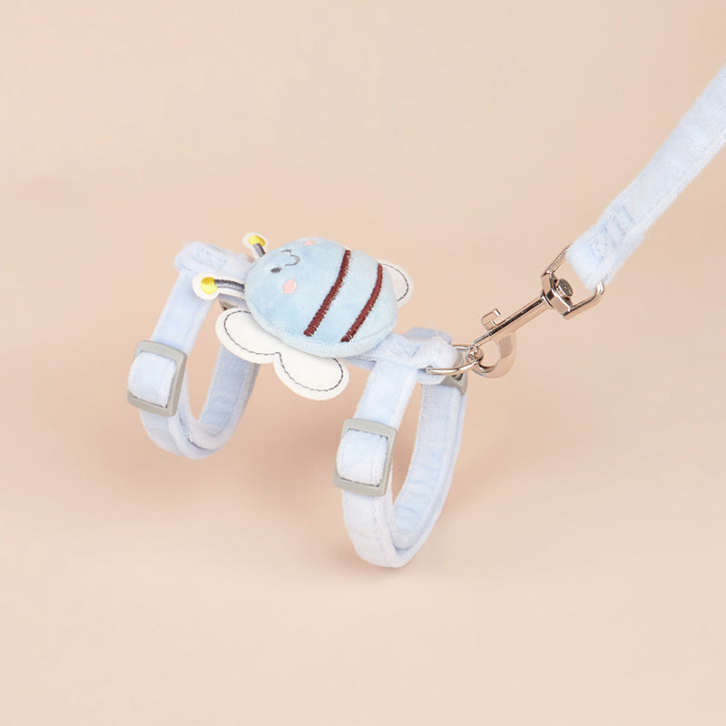 Outdoor Teddy Ajustable Internet Celebrity Bee Shape Cat Rope