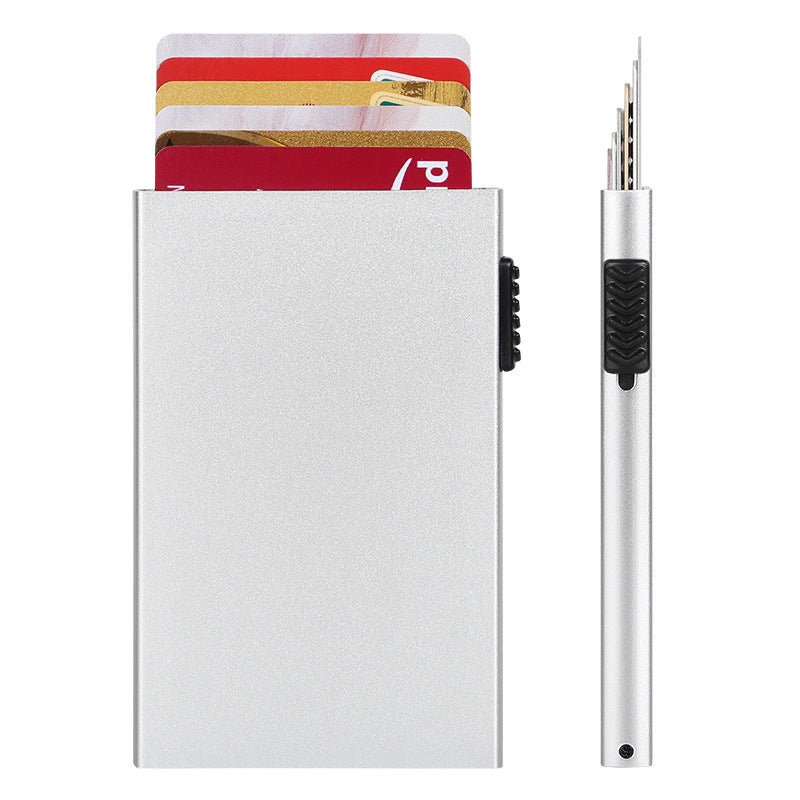 Porte carte RFID en alliage d'aluminium