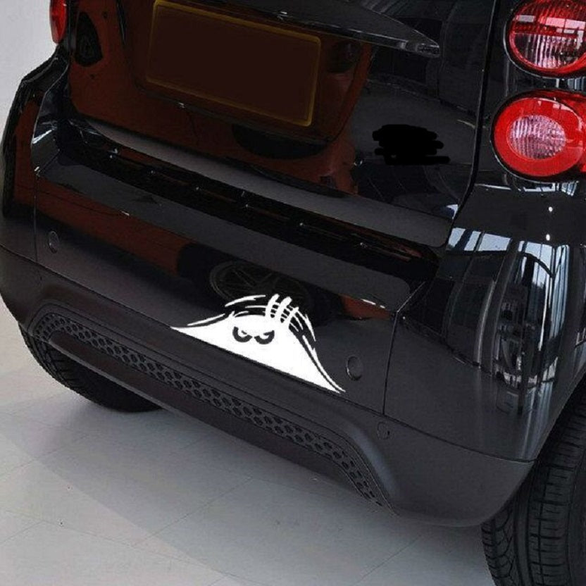 Sticker de voiture de dunes de sable Peeking Elf auto Sticker réfléchissant imperméable