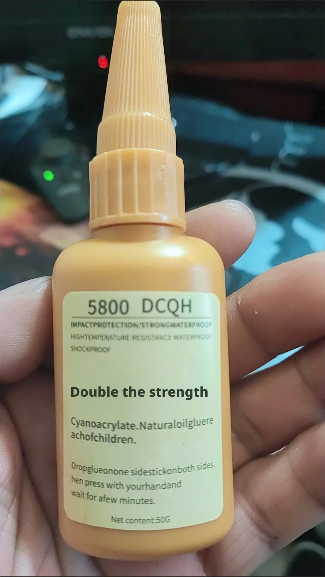 Strong soudage colle-orange-50g-1 pièce