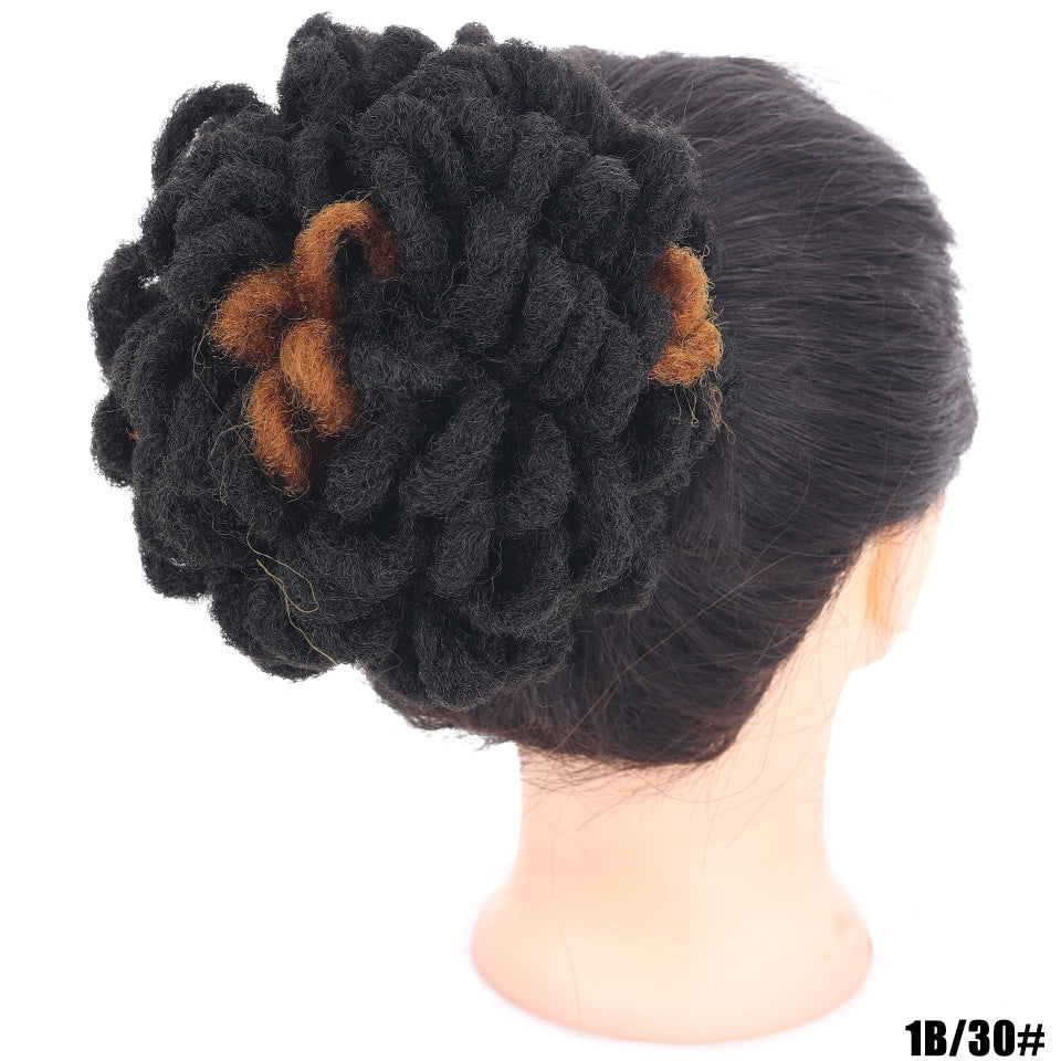 Sac à Cheveux Africain Bun Drawstring Dreadlocks Sac à Cheveux afro