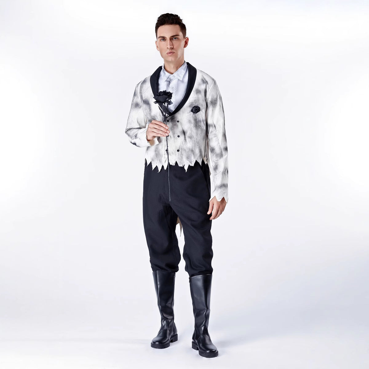 Déguisement d'Halloween Horreur couple amour spirituel Cosplay vêtements
