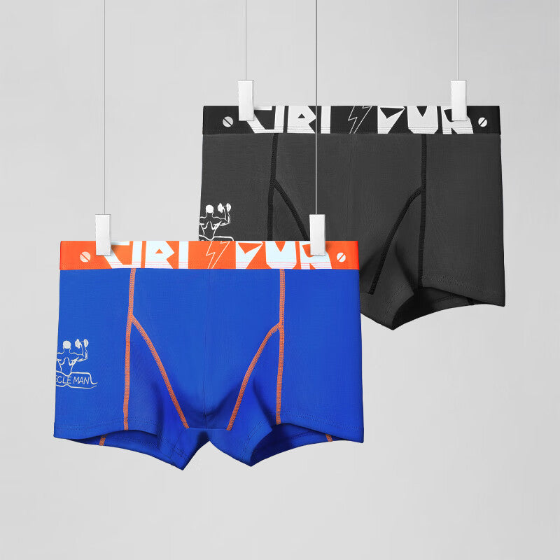 Slips en coton pur homme avec des imprimés tendance