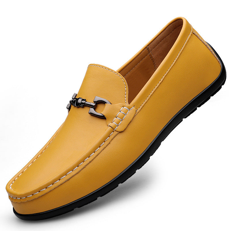 Mocassins occasionnels moussolés de vache pour hommes